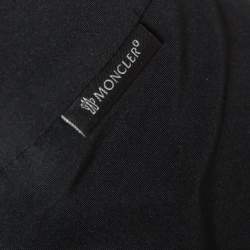 Pre Owned Moncler Premiere Black Down Quilted Trim Flounce Skirt S