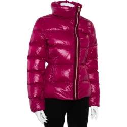 Moncler Purple Synthetic Puffer Down Ilay Jacket S