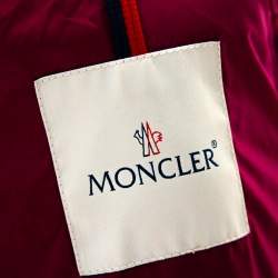 Moncler Purple Synthetic Puffer Down Ilay Jacket S