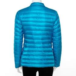 Moncler Blue Synthetic Dali Puffer Jacket S