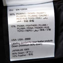 Pre Owned Moncler Beige Synthetic Padded Gaelle Vest XS