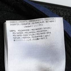 Pre Owned Moncler Grenoble Navy Blue Cady Belted Sportivo Pants M