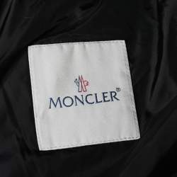 Pre Owned Moncler Olive Green Quilted Down Jacket M