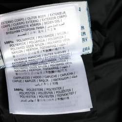 Pre Owned Moncler Olive Green Quilted Down Jacket M