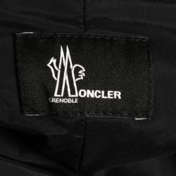 Moncler Black Synthetic Logo Embroidered Sportivo Ski Pants M