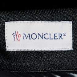 Pre Owned Moncler Black High Waist Flared Skirt M