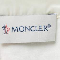 Moncler Cream Quilted Button Front Jacket M