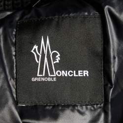 Moncler Grenoble Black Quilted Down Roncevaux Hooded Jacket S