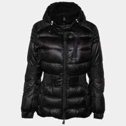 Moncler Grenoble Black Quilted Down Roncevaux Hooded Jacket S