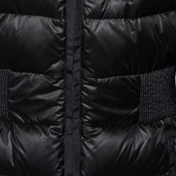 Moncler Grenoble Black Quilted Down Roncevaux Hooded Jacket S