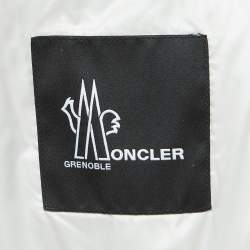 Pre Owned Moncler Red Quilted Nylon Arabba Down Jacket XS