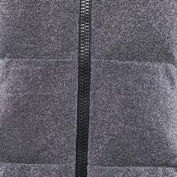 Moncler Silver Bandama Puffer Down Jacket M