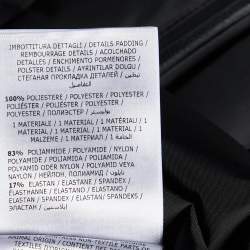 Pre Owned Moncler Grenoble Black Nylon Ski Jacket L