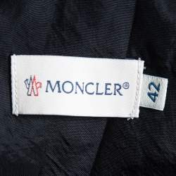 Moncler Navy Blue Wool Blend Formal Trousers M