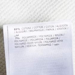 Pre Owned Moncler Yellow Tie-Dye Cotton Zip Up Hooded Cardigan S