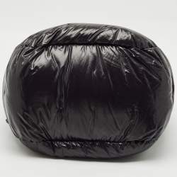 Pre Owned Moncler Black Nylon Water-Repellent Caradoc Tote