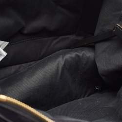 Pre Owned Moncler Black Nylon Water-Repellent Caradoc Tote