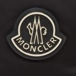 Pre Owned Moncler Black Padded Nylon Caradoc Water-Repellent Tote
