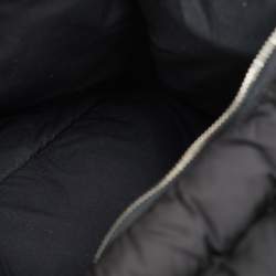 Pre Owned Moncler Black Padded Nylon Caradoc Water-Repellent Tote