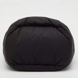 Pre Owned Moncler Black Padded Nylon Caradoc Water-Repellent Tote