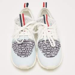 Moncler Multicolor Fabric and Rubber Meline Sneakers Size 39