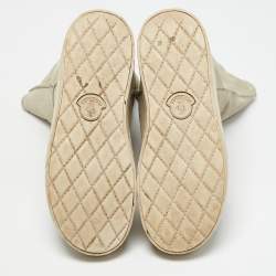 Moncler Grey Suede Snow Boots Size 38