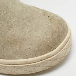 Moncler Grey Suede Snow Boots Size 38