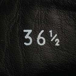 مملوكة مسبقًا حذاء بوت مونكلر نيوي جلد وقماش رمادي مطاطي مقاس 38