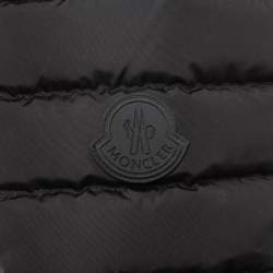 Moncler Black Nylon and Rubber Ginette Stivale Padded Mid Length Boots Size 37