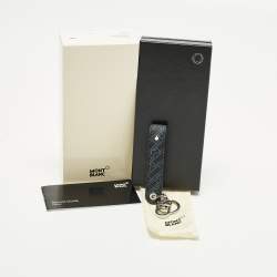 Pre Owned ميدالية مون بلان سارتيوريال حلقة سوداء/زرقاء قماش مغلف M_غرام