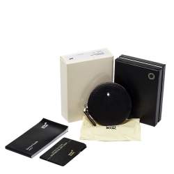 Montblanc Black Soft Grain Leather Phone Accessories Case