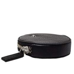 Montblanc Black Soft Grain Leather Phone Accessories Case