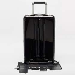 Pre Owned Montblanc Black #My4810 Light Cabin Compact Luggage 55 