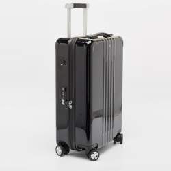 Pre Owned Montblanc Black #My4810 Light Cabin Compact Luggage 55 