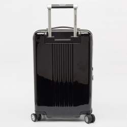 Pre Owned Montblanc Black #My4810 Light Cabin Compact Luggage 55 