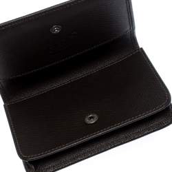 Montblanc Beige/Brown Signature Coated Canvas Business Card Holder