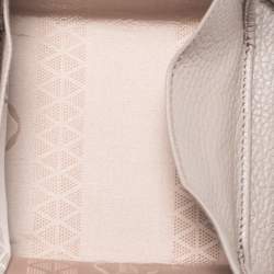 Pre Owned Montblanc Beige Leather Zip Around Wallet