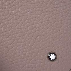 Montblanc Beige Leather Meisterstuck 4CC Zip Around Wallet