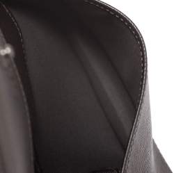 Montblanc Brown Signature Coated Canvas Business Card Holder