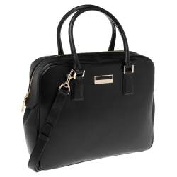 Montblanc Black Leather Laptop Briefcase