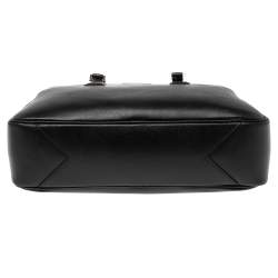 Montblanc Black Leather Laptop Briefcase
