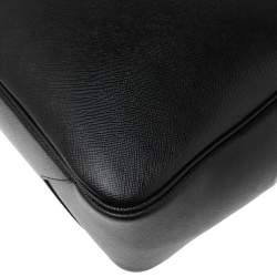 Montblanc Black Leather Laptop Briefcase