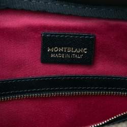 Montblanc Black Leather Laptop Briefcase