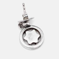Montblanc Star Signet Mother Of Pearl Silver Dangle Earrings