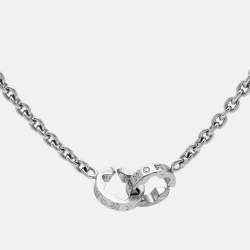 Montblanc Star Signet Sterling SIlver Station Extendable Necklace with 4 Separate Star Chains