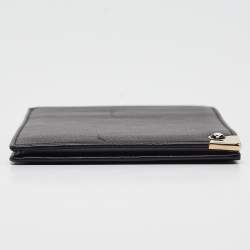 Montblanc Black Leather Meisterstuck Mini Bifold Agenda Cover