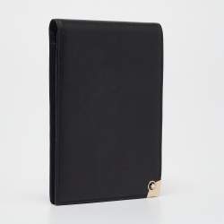 Montblanc Black Leather Meisterstuck Mini Bifold Agenda Cover
