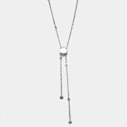 Montblanc Star Sparks Sterling Silver Lariat Necklace