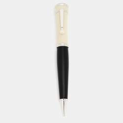 Montblanc Greta Galvo Muses Collection Resin Faux Pearl Silver Tone Ballpoint Pen
