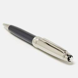 Montblanc Meisterstück Solitaire Doué Blue Hour Lacquered Silver Tone Classique Ballpoint Pen